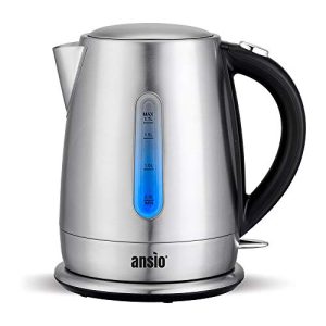 Stainless steel kettle ANSIO kettle stainless steel, 1,7 liters