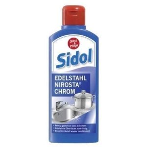 Rengjøringsmiddel for rustfritt stål SIDOL | Gapatec SIDOL renser metaller