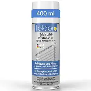 Edelstahlreiniger toldoro 1x edelstahl pflegespray 400ml