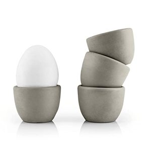HEYNNA Premium 4 dalių kiaušinių puodelių rinkinys, stilingas ir nesenstantis dizainas