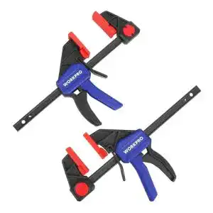 Einhandzwinge workpro 2 stueck schraubzwingen set 2 in 1