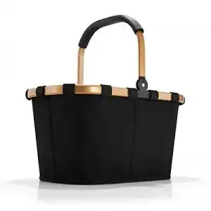 Einkaufskorb reisenthel carrybag frame schwarz gold 22 liter