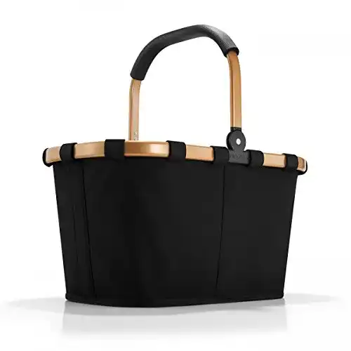 Einkaufskorb reisenthel carrybag Frame schwarz Gold 22 Liter
