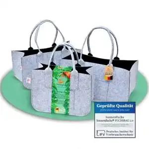 Einkaufskorb sonnenfuchs fuchsbag 2 0 grosses 3er set xxl