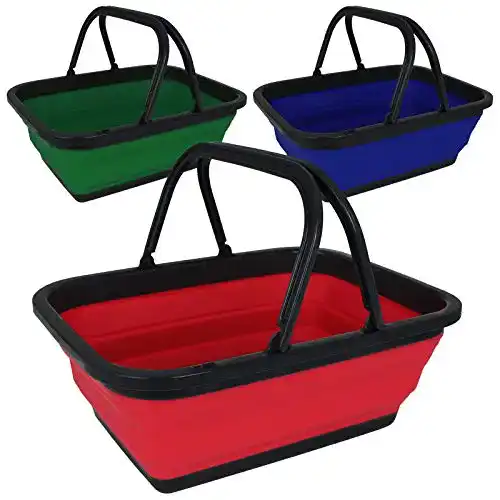 Einkaufskorb TW24 Dunlop Faltkorb 15L Picknickkorb faltbar