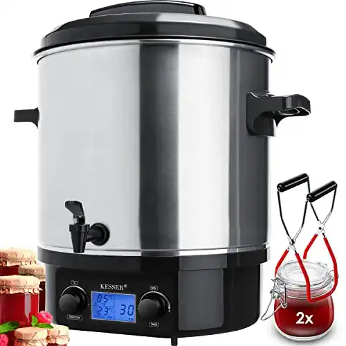 Einkochautomat Kesser 27 Liter Edelstahl für Einwecken und Glühwein