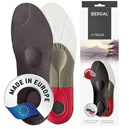 Bergal X-Treme Komfort Premium Einlegesohlen für Fußunterstützung