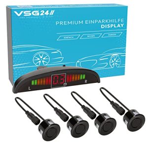 Parkeringshjälp VSG 24 Premium bak med display för eftermontering