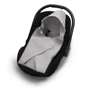 Couverture d'emmaillotage ELIMELI pour siège bébé 100% coton