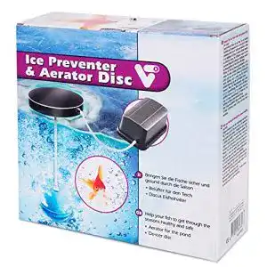 Eisfreihalter velda teich diskus mit luftpumpe fuer den garten