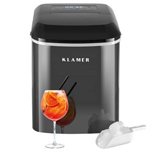 Máquina de cubitos de hielo KLAMER (2023), 10 cubitos de hielo en 7-9 minutos