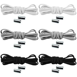 Elastic shoelaces beifon 6 pairs of loopless shoelaces