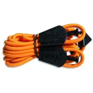 Elastische schnuersenkel yankz schnuersystem rund neon orange