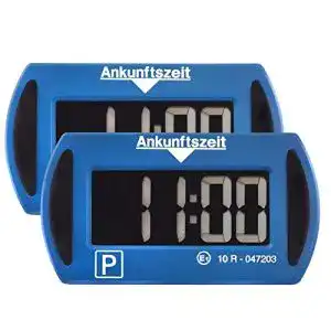 Elektronische parkscheibe zentec 2x park mini blau digital