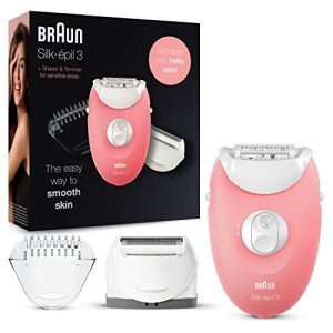 Epilator Braun Silk-épil 3 skönhetsset, kvinnor, hårborttagning
