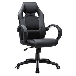 Cadeira de escritório ergonômica SONGMICS Racing cadeira, cadeira de escritório