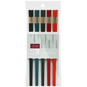 Essstaebchen set hualan fiberglass reusable chopsticks set