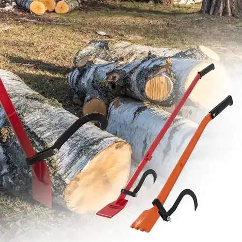 Fällheber von ECD Germany mit Wendehaken, 130 cm aus Stahl