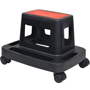 Mobile garden seat Wakects rolling seat trolley workshop stool