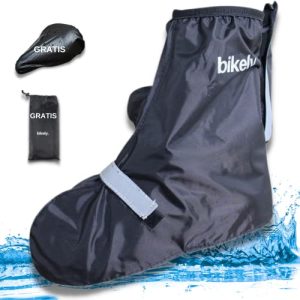 Cubrezapatos de bicicleta sudoración lluvia cubrezapatos impermeables
