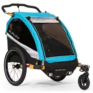 Fahrradanhaenger burley jungen dlite x aqua kinderanhaenger