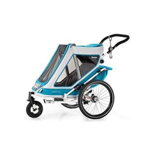 Fahrradanhänger Qeridoo Speedkid2 (2020/2021) für 2 Kinder