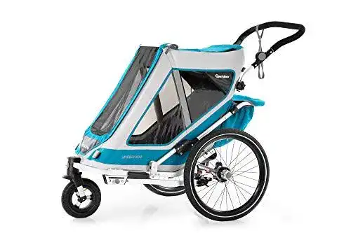 Fahrradanhänger Qeridoo Speedkid2 für zwei Kinder (2020/2021)