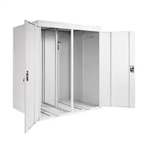 Fahrradgarage mendler 2er hwc h66 fahrradbox geraetehaus