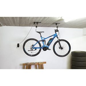 Elevador de bicicletas Fischer Plus, capacidade de carga até 30 kg, suporte para bicicletas