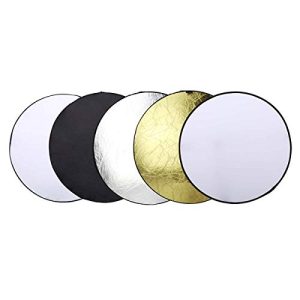 Conjunto de refletores dobráveis ​​OUBO 5 em 1 refletor redondo para fotografia 60cm