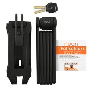 Nean bicycle folding lock, bicycle lock with holder