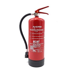 Extintor ANDRIS 6 litros de espuma, clases de fuego A y B