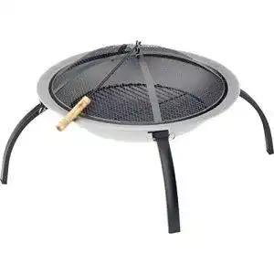 Feuerschale activa feuerstelle edelstahl terrassenfeuer garten