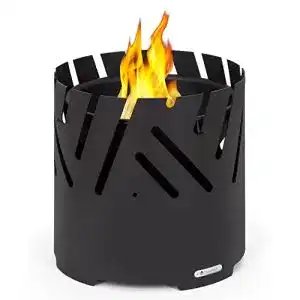 Feuerschale blumfeldt mit grillrost outdoor stahl gross