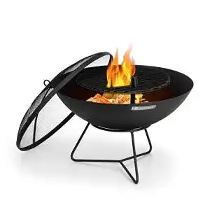 Feuerschale blumfeldt orbit 3 in 1 stahl feuerstelle grill