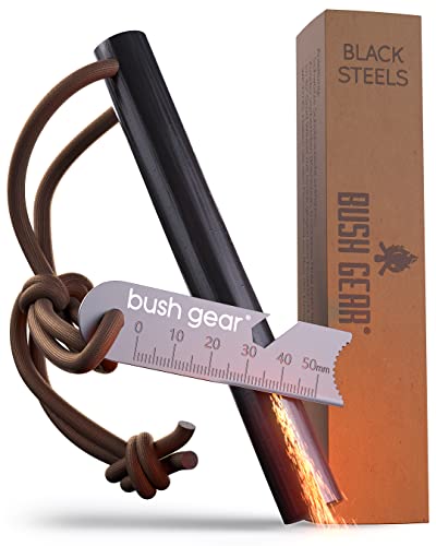 Fire Steel Bush Gear BUSHGEAR Black Steels, arrancador de fuego XXL