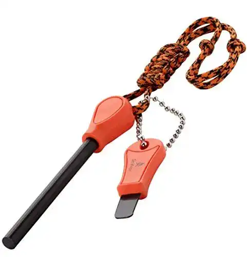 Feuerstahl Sir Vivor Profi Outdoor XL Feuerstarter mit Paracord