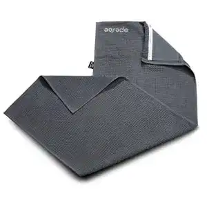 Fitness handtuch aqrade sporthandtuch mit tasche fixierung