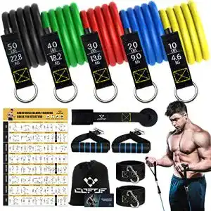 Fitnessband COFOF Resistance Bands Widerstandsbänder Set