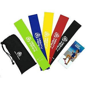 Fitnessband MIGHTY PEAKS Fitnessbänder-Set, 5er mit Tasche - fitnessband mighty peaks fitnessbaender set 5er mit tasche