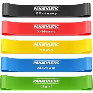 Fitnessband panathletic fitnessbaender 5er set 5 verschiedene