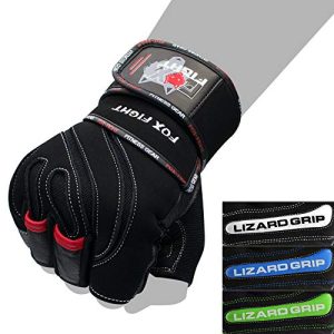 Fitness gloves made of leather FOX-FIGHT fitness gloves