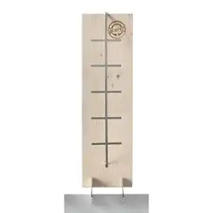 Flammlachsbrett acerto 31837 aus buche 3 stufen einstellbar