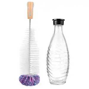 Flaschenbuerste bluefire fuer sodastream crystal glasflaschen