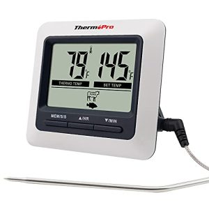 Húshőmérő ThermoPro TP04 Digitális pörkölés hőmérő