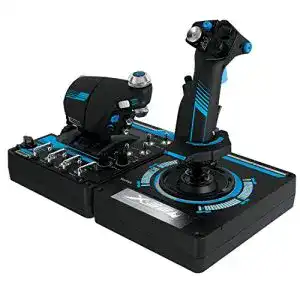 Flight joystick logitech g x56 h o t a s schubregler