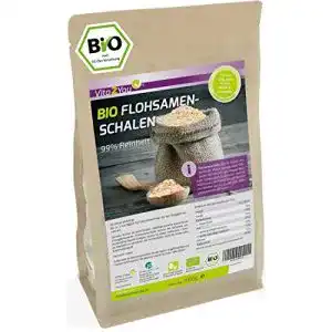 Flohsamen vita2you schalen bio 99 reinheit 1000g laborgeprueft