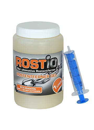 Rust film remover Rostio highly effective rust converter