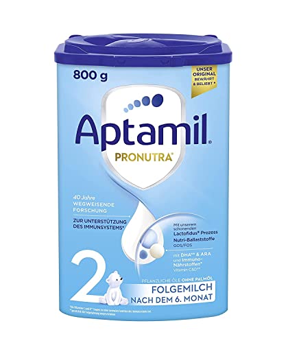 Opfølgningsmælk Aptamil Pronutra 2, efter 6. måned, DHA & ARA