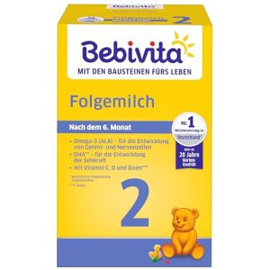 Follow-on milk Bebivita milk formula 2, pack of 4 (4 x 500g)